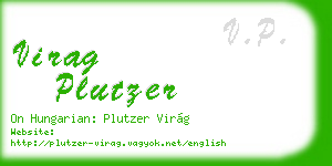 virag plutzer business card